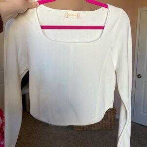 Altar’d State Cream Knit Top